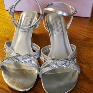 Women's silver shoes